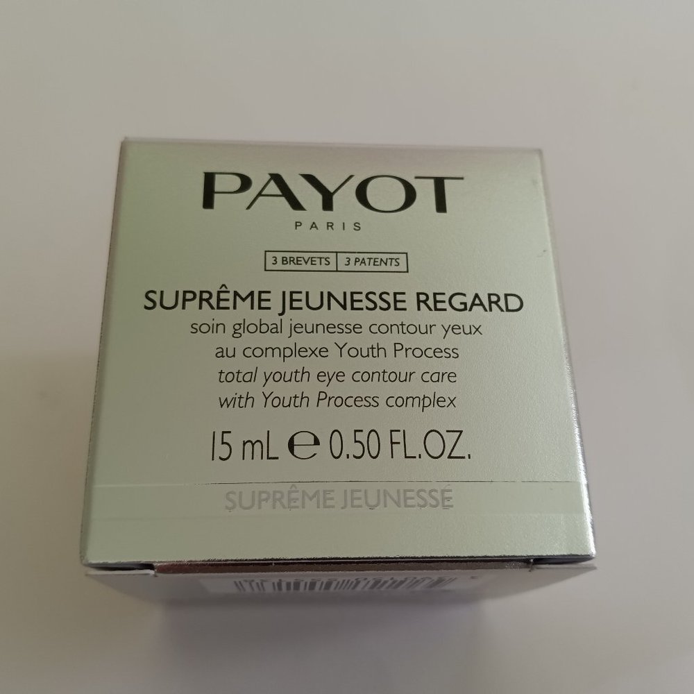 PAYOT. Supreme Jeunesse Regard. Total Youth EYE Contour Cream - 15 ml / 0.5 oz